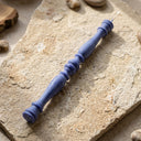 Blue Beeswax Taper Candle