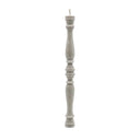 Grey Beeswax Taper Candle