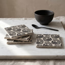 Rosalie | Natural Stone Coaster Set